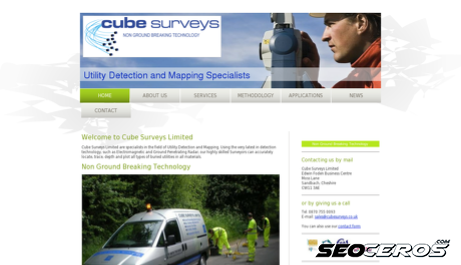 cubesurveys.co.uk desktop náhled obrázku