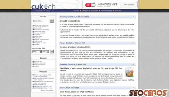 cuk.ch desktop Vorschau