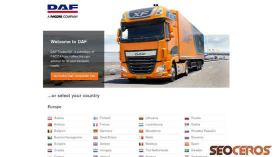 daf.eu desktop náhľad obrázku