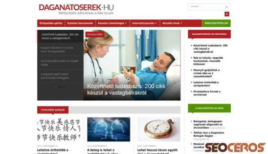 daganatoserek.hu desktop előnézeti kép