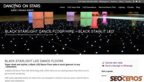 dancingonstars.co.uk/black-starlight-led desktop preview