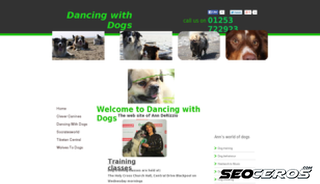 dancingwithdogs.co.uk desktop náhled obrázku
