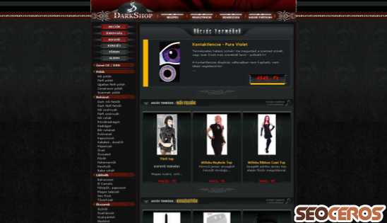 darkshop.hu desktop előnézeti kép