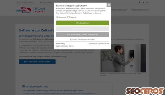 datafox-partner.de/softwareanbieter-uebersicht-vergleich/zeiterfassung-software desktop Vorschau