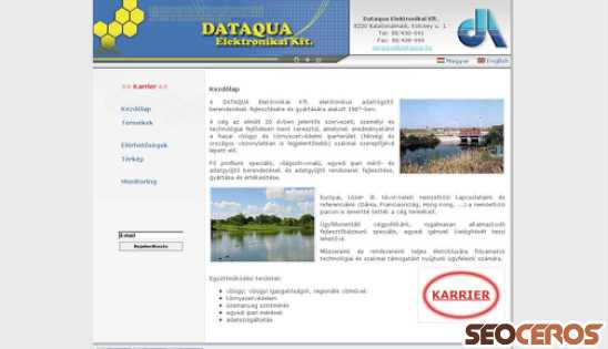 dataqua.hu desktop Vorschau