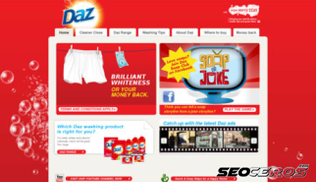 dazwhite.co.uk desktop náhled obrázku