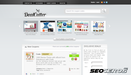 dealcutter.co.uk desktop náhľad obrázku