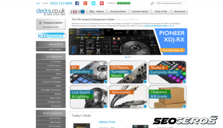 buydjequipment.co.uk desktop náhled obrázku