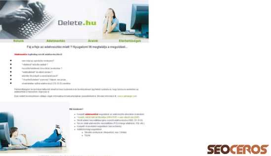 delete.hu desktop előnézeti kép