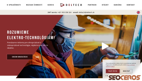 deltech.sk desktop előnézeti kép