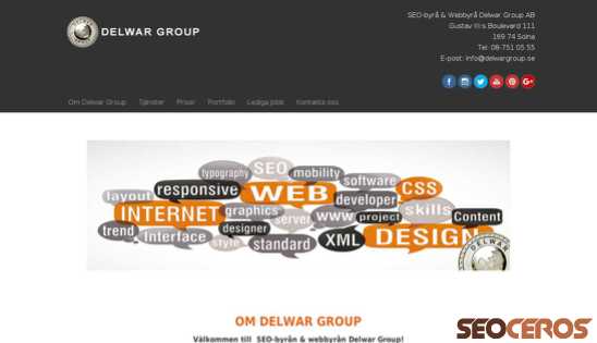 delwargroup.se desktop previzualizare