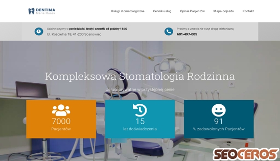 dentysta-sosnowiec.pl desktop förhandsvisning