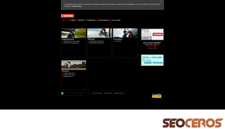 derbi.com desktop előnézeti kép