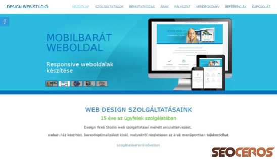 design-web.hu desktop előnézeti kép