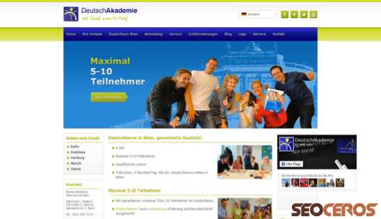 deutschakademie.com desktop előnézeti kép