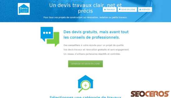 devisclair.fr desktop Vista previa