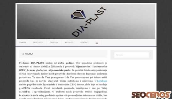 dia-plast.rs desktop previzualizare