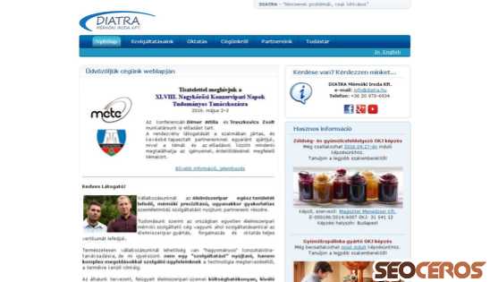 diatra.hu desktop előnézeti kép
