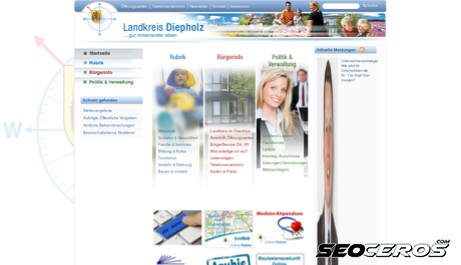 diepholz.de desktop előnézeti kép