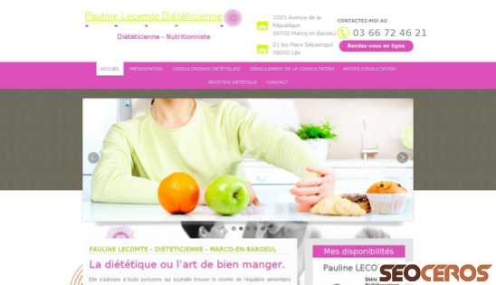 dietetique-nutrition-lille.fr desktop Vista previa