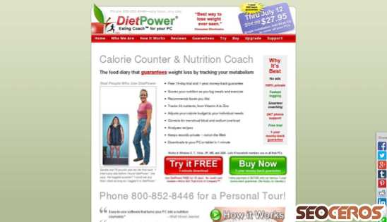 dietpower.com desktop प्रीव्यू 