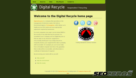 digitalrecycle.co.uk desktop vista previa
