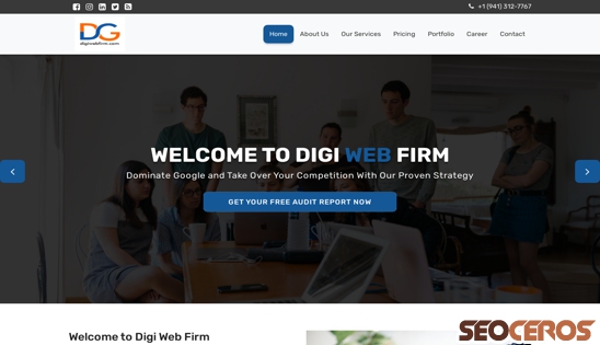 digiwebfirm.com desktop Vorschau