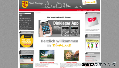 dinklage.de desktop előnézeti kép