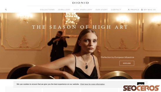 dionid.com desktop förhandsvisning
