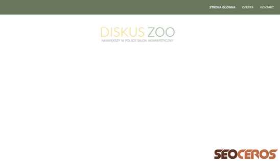 diskus-zoo.pl desktop előnézeti kép