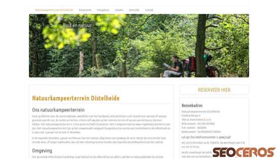 distelheide.nl desktop előnézeti kép