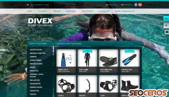 divex.hu desktop förhandsvisning