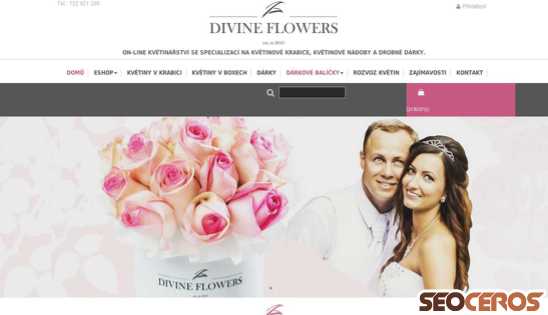 divineflowers.cz desktop náhled obrázku