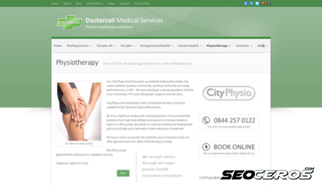 city-physio.co.uk desktop preview