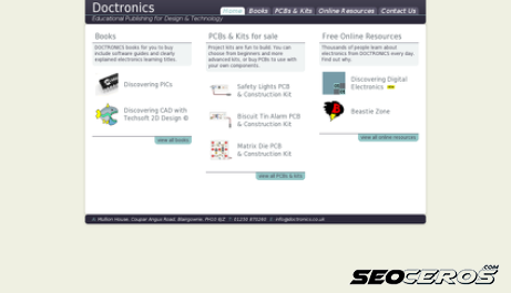 doctronics.co.uk desktop previzualizare