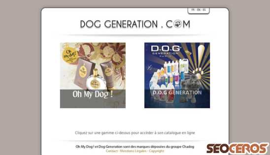 doggeneration.com desktop förhandsvisning