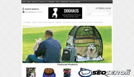 doghaus.co.uk desktop előnézeti kép