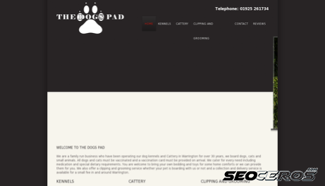 dogspad.co.uk desktop preview
