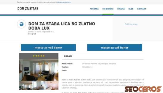 dom-za-stare.rs/domovi/dom-za-stara-lica-bg-zlatno-doba-lux desktop preview