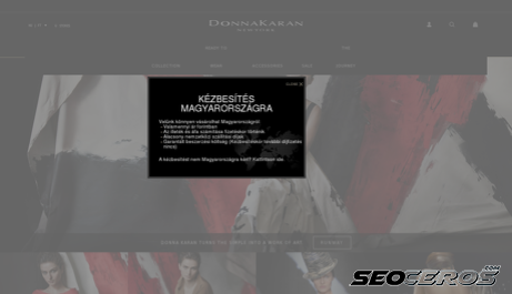 donnakaran.com desktop náhled obrázku