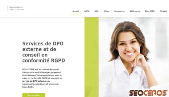 dpo-cosipe.fr desktop förhandsvisning