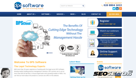 dpssoftware.co.uk desktop Vorschau