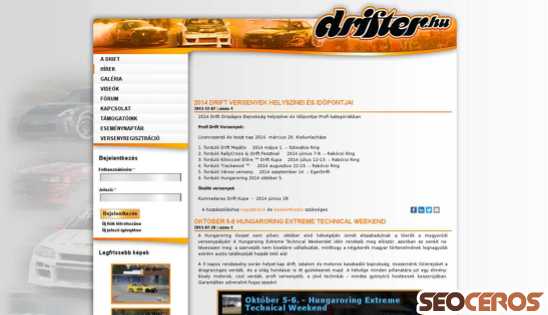 drifter.hu desktop előnézeti kép