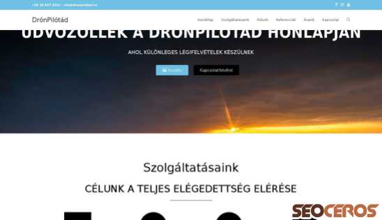 dronpilotad.hu desktop náhled obrázku
