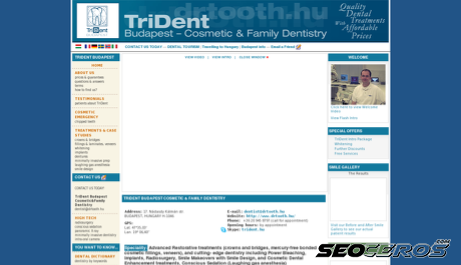 drtooth.hu desktop förhandsvisning