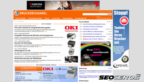 druckerchannel.de desktop náhled obrázku