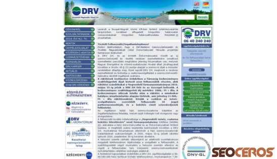 drv.hu desktop előnézeti kép