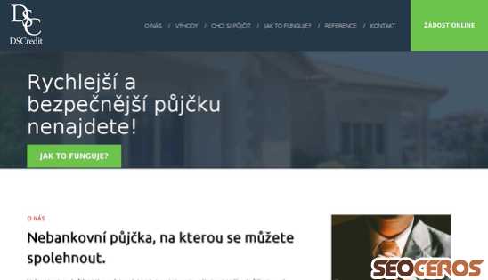 dscredit.cz desktop förhandsvisning