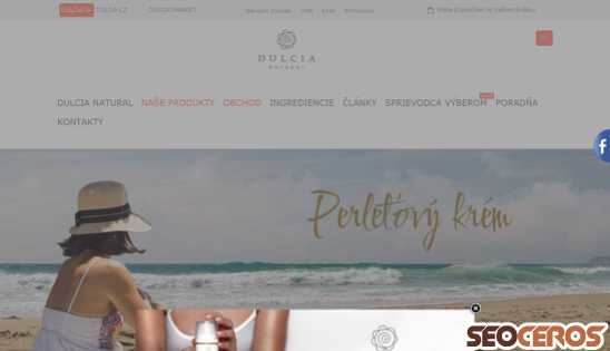 dulcia.sk desktop előnézeti kép