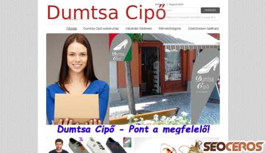 dumtsacipo.hu desktop náhľad obrázku